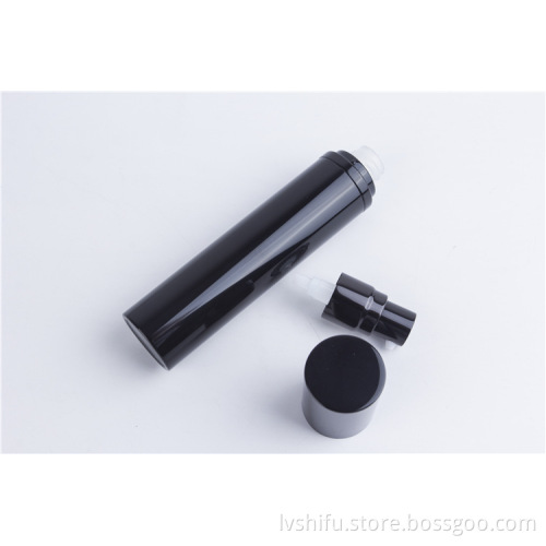 Factory Price Black Pump Plastic Cosmetic Vacuum Bottles